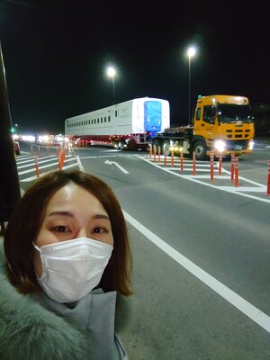 西九州新幹線と撮影.JPG