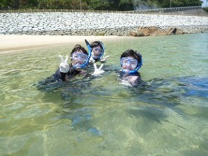 高島シュノーケルピクニックとひらめ釣り体験　参加者募集！