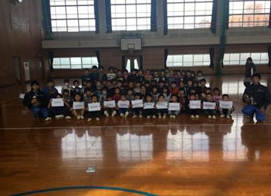 第４回出前授業「長崎県内で唯一海のない町で海の生き物とふれあおう！」