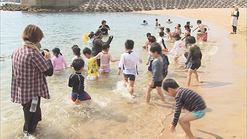 ７月１５日（土）　結の浜マリンパーク海水浴場　海開き！
