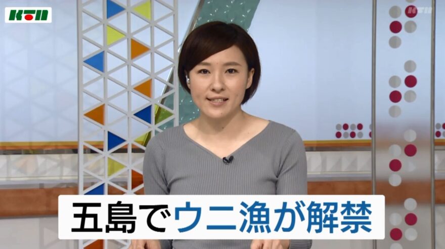 五島の海岸でウニ漁が解禁～KTNプライムニュース～