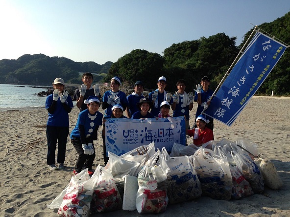 海の日　一斉ゴミ拾い～ながさき海援隊～