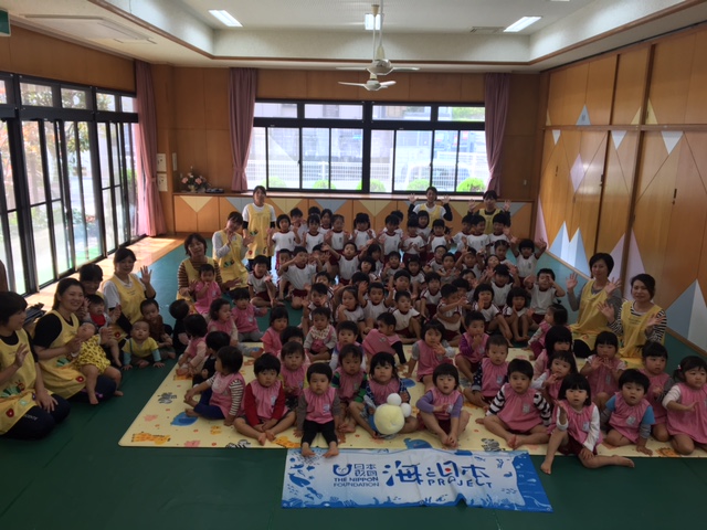 ダイヤランド保育園82人が海ダンスを踊ったよ！