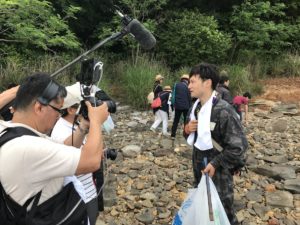 ごみのことを熱く語るミッチー