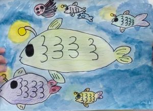 岩永あかり　さん（小４） 海にはゴミがなく魚たちが楽しくくらせるようにしたいです
