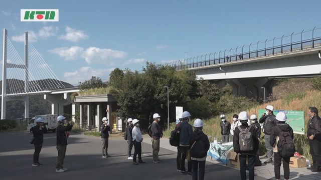 長崎市の女神大橋の頂上へ！眼下に広がる絶景を堪能