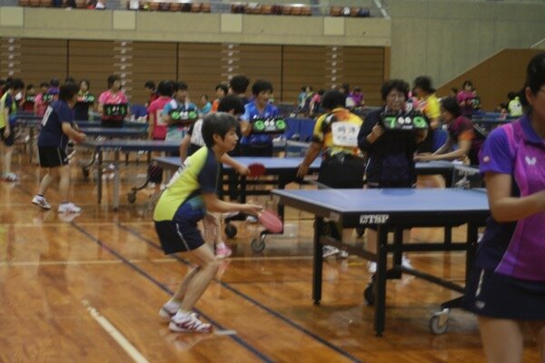 第41回KTN杯長崎県レディース卓球選手権大会の様子（その4）
