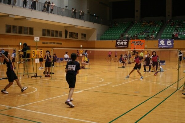 KTN杯争奪長崎県総合バドミントン選手権大会（中学生大会）の様子（その2）