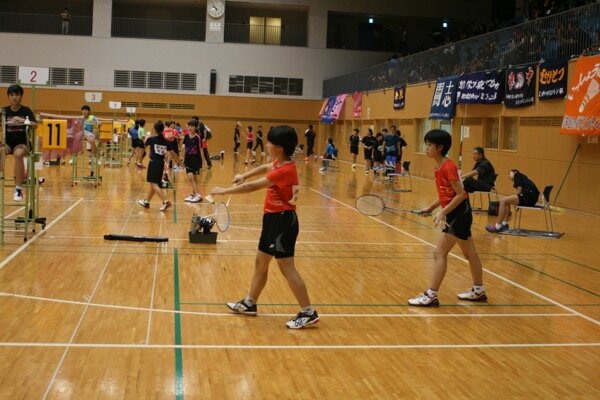 KTN杯争奪長崎県総合バドミントン選手権大会（中学生大会）の様子（その4）