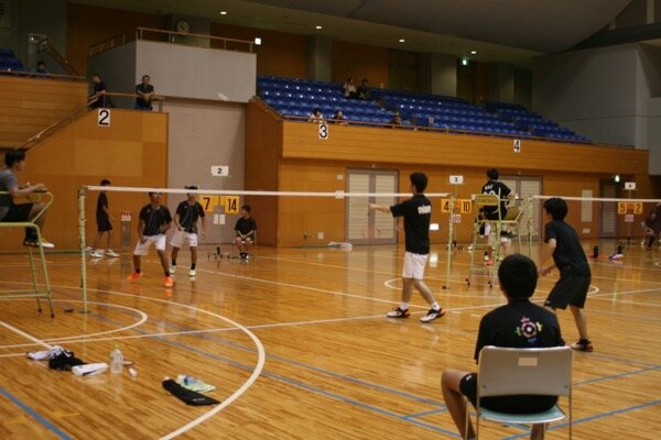 KTN杯争奪長崎県総合バドミントン選手権大会（一般・混合・トリプルス）の様子（その2）