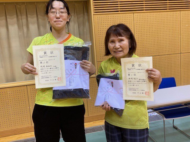 s-第48回KTN杯長崎県レディース卓球選手権大会写真　ブロンズクラス表彰.jpg